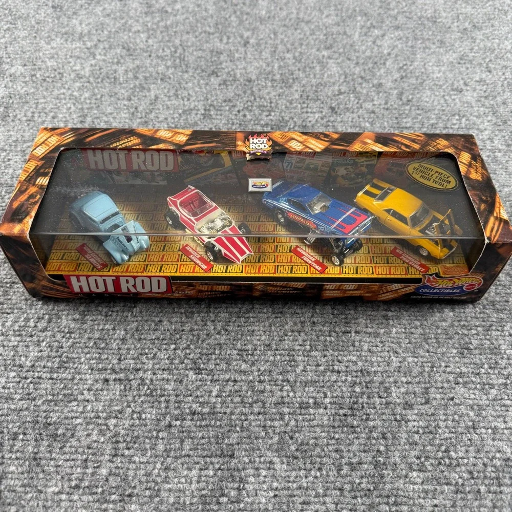 Hot Wheels Hot Rod Magazine Series 4 Set Multicolor 24513 Diecast Car